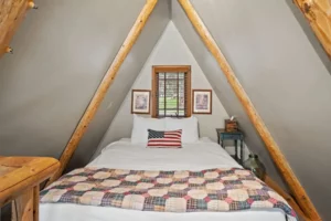 Weasku Inn Aframe Cabin EXKG 4  | Weasku Inn Historic Lodge | Grants Pass, OR